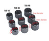 Sunwayfoto TLG-4040 40mm Twist Lock Rubber Grip (Set of 9) for T4040CM , T4040CS, T4040CS-D Tripod