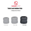 Sunwayfoto TLG-40 40mm Twist Lock Tripod Rubber Grip Replacemnt Parts