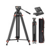Coman FF16LS Aluminium Alloy Heavy Duty Video Tripod with Fluid Head (Max load 10 kg) 