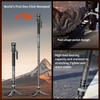 Coman M1S 165cm Carbon Fiber One-Click Lightweight Monopod - Upgraded Version(Max Load 10kg)