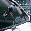 Coman DP30 3"  Vacuum Suction Cup Mount with Magic Arm & Phone Holder for Action Camera / Smartphone 