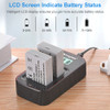 Kingma BM058-LPE8 LCD USB Dual Battery Charger for Canon LP-E8