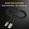Fotolux HDMI Male to Mini HDMI Male Straight 4K Ultra HD Coiled Cable (0.5m-2.4m)
