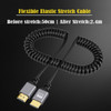 Fotolux HDMI Male to HDMI Male Straight 4K Ultra HD Coiled Cable (0.5m-2.4m)
