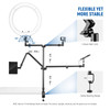 NEEWER ST3A 10103795 35.4" 90cm Flexible Overhead Camera Mount Desk Stand with Phone Holder 