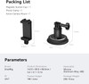 Smallrig 4347 Magnetic Suction Cup Mounting Support for Action Camera / Smartphone 