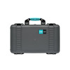 HPRC 2550W Wheeled Hard Case Empty with Turquoise Handle (Grey)