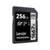 Lexar 256GB 1667x V60 4K Professional SILVER Series SDXC UHS-II SD Memory Card