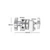 Fotolux GH-155 Silver Grip Head for C stand
