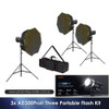 Godox 3x AD300ProII Three Portable Flash Kit