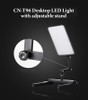 Nanlite CN-T96 18W Video LED Light with Mini Shooting Bracket Stand (5600K) 