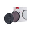 Kase 67mm Variable ND3-256 (1.5-8 Stop) & CPL & Black Mist 1/4 3-in-1  Screw-in Round Filter with 72mm Lens Cap