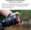 Kase 77mm KW Revolution Plus Magnetic Entry Kit II (CPL+ND8+ND64+Filter Bag+3D Tool+Lens cap+Inlaid Ring )