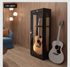 Lenthem CMI-185DT 168L Musical Instrument Constant Humidity Three-sided Glass Digital Dry Cabinet (Black) 