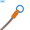 JJC APC-ONB High-density Braided Cord Neck Strap with Phone Patch for Action Camera (Orange+Blue)