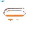 JJC APC-ONB High-density Braided Cord Neck Strap with Phone Patch for Action Camera (Orange+Blue)