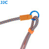 JJC APC-ONB High-density Braided Cord Neck Strap with Phone Patch for Action Camera (Orange+Blue)