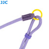 JJC APC-LPS High-density Braided Cord Neck Strap with Phone Patch for Action Camera (Light Purple)