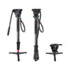 Coman KX3232 1.8m Aluminum Alloy Video Fluid Head Monopod with Leg  (Max Load 8kg)