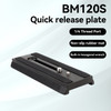 Coman BM120S Aluminum Quick Release Plate for Q5S / Q6 Video Heads