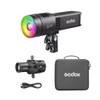  Godox RS100R 1K 100W RGB Full Color Portable LED Video Light (1800K-10000K) with SP36K Projection Attachment
