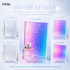  Fotolux Water Effect Textured Acrylic Sheet for Product Photography (18x29cm)