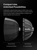  Godox 3x S65T 65cm  Silver Interior Parabolic Quick Release Softbox (Bowens mount) (Black & Silver) - Bulk Buy ($102.87 each)