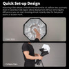 Godox UL-Octa BOX-120 (120cm) Umbrella Quick Release Octagonal Softbox with Grid (Bowens Mount)