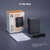 K&F Concept KF28.0092 KF-V99 SE Version BLACK 6700mAh 14.8V 99Wh Li-ion V-mount V-Lock Battery (PD 100W USB-C Fast Charging)