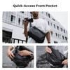 K&F Concept KF13.213 10L Urban Wander 14 Camera Sling Bag (Black)