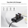 K&F Concept KF28.0043  2x NB-13L 1250mAh Battery with Dual slot LCD Screen USB Charger for Canon PowerShot G1 X Mark III ,G5 X , G7 X, G7 X MarkII , G9 X , G9 X Mark II, SX620HS , SX720HS