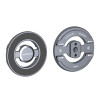 Leaplight LMA1 MagSafe Ring Magnetic Aluminum Alloy Phone Sticker with 1/4" thread & Dual Cold Shoe Mount for Ball Head / Magic Arm