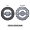 Leaplight LMA1 MagSafe Ring Magnetic Aluminum Alloy Phone Sticker with 1/4" thread & Dual Cold Shoe Mount for Ball Head / Magic Arm