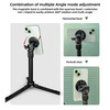 Leaplight LMA1 MagSafe Ring Magnetic Aluminum Alloy Phone Sticker with 1/4" thread & Dual Cold Shoe Mount for Ball Head / Magic Arm