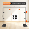 Fotolux BS2830 Light Duty Space Saver Photo Background Support Kit 