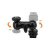 Fotolux DB-1135 Double Ball Heads with Cold Shoe and Thumb Screw