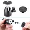 Fotolux Q39 Aluminum Alloy Mini Ball Head with Cold Shoe base