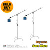 Fotolux 2x Q4-1+SZ-L3 3.2m C-Stand with Heavy Duty 2.5m Boom Arm for Professional Studio Use - Bulk Buy ($389.25 each)