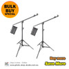 Godox 2x 420LB 320cm Light Boom Stand with Sand Bag -Bulk Buy ($154.48 each) 