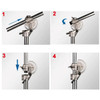  Fotolux 2x BS2158SS Stainless Steel Hybrid Boom Stand (3.6m tall) -Bulk Buy ($171.30 each)