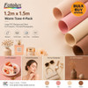 Fotolux 1.2m x 1.5m  Warm Tone  4-Pack Large PVC Background Sheet for Products/Portrait Photography (Nude + Pink + Ivory + Mocha ) - Bulk Buy