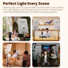Godox 3x LP800Bi Litemons 85W Bi-Color LED Soft Light Panel Kit with Photography Table 