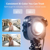 Aputure 2x  amaran Halo 100x  100W Bi-Color AC Power COB Two LED Light  Kit 
