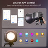  Aputure 2x amaran Halo 200x  200W Bi-Color AC Power COB Two LED Light Kit with Godox Octa Softboxes