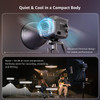 Aputure 2x amaran Halo 200x  200W Bi-Color AC Power COB Two LED Light Kit 