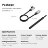 SmallRig 5075 PD 240W USB-C Straight to USB-C Angled Fast Charging Data Cable (35cm)