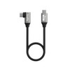 SmallRig 5075 PD 240W USB-C Straight to USB-C Angled Fast Charging Data Cable (35cm)