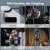 SmallRig 4792 PD 100W USB-C Straight to USB-C Angled Coiled Fast Charging Data Cable (35-100cm)