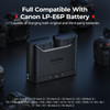 SmallRig 5490 22.5W USB-C Fast Dual-Slot Battery Charger for Canon LP-E6P, LP-E6NH, LP-E6N & LP-E6