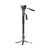 SmallRig 5565 1.75m Carbon Fiber Video Monopod with Fluid Head & Leg (Max Load 15kg)